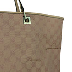 Gucci Vintage Pink Canvas Large Tote Bag