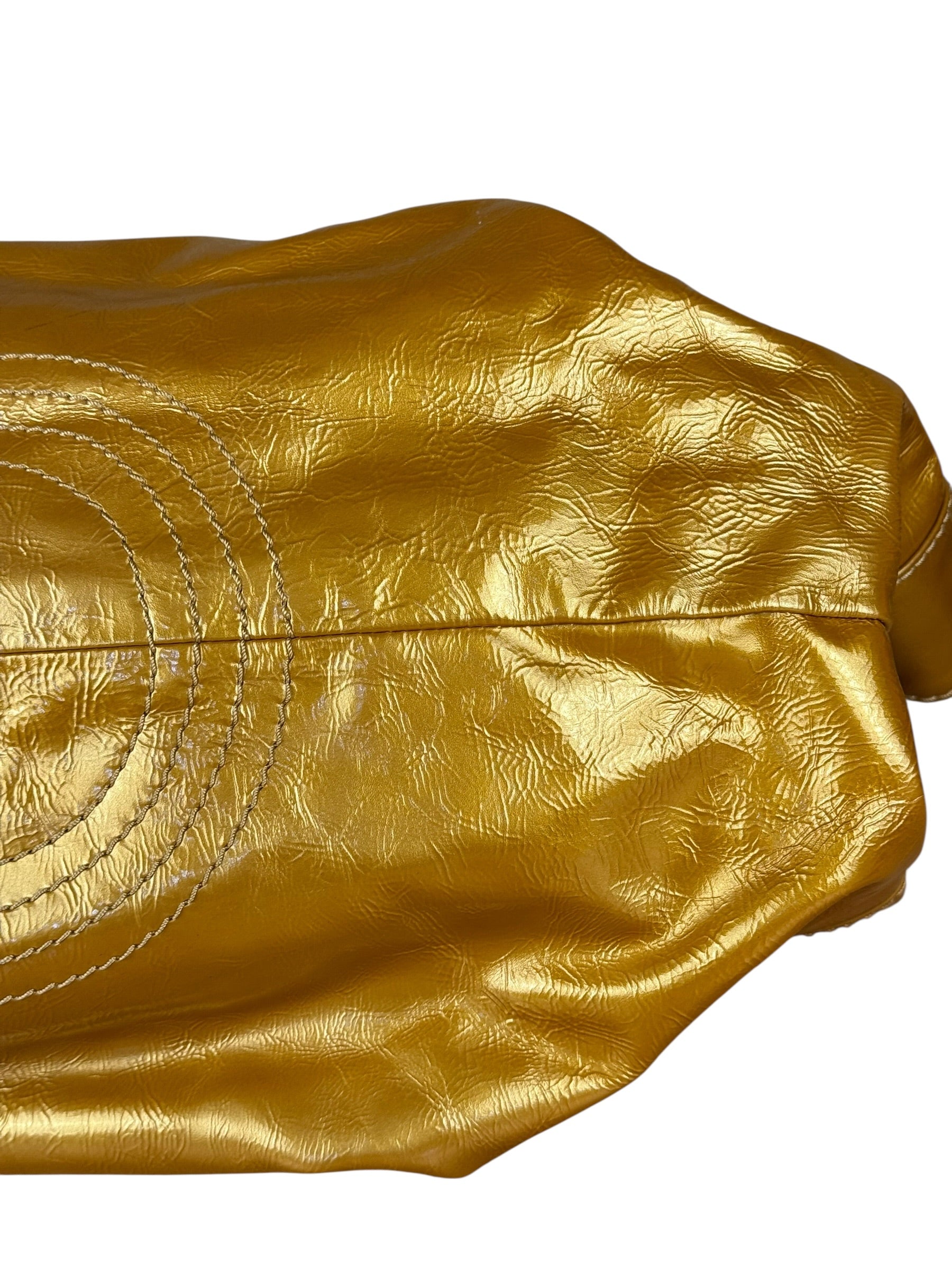 Loewe Metallic Gold Nappa Aire Handbag