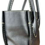 Chloe Edith Black Leather Tote Bag