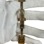 Fendi 730-L Gold Played Champagne Dial Tank