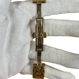 Fendi 730-L Gold Played Champagne Dial Tank