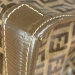 Fendi Brown PVC FF Zucchino Tote Bag