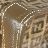 Fendi Brown PVC FF Zucchino Tote Bag
