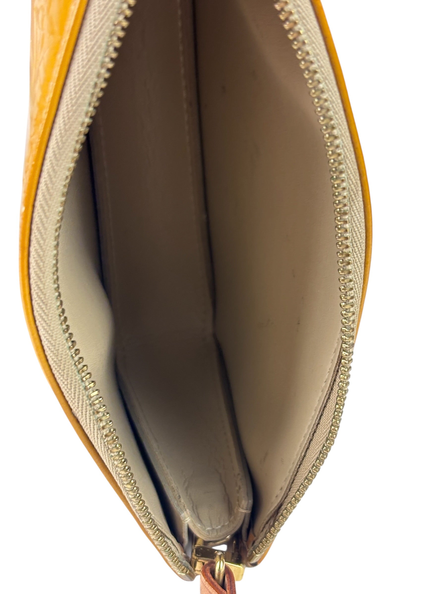 Louis Vuitton Yellow Vernis Pochette