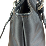 Burberry Vintage Blue Label Nylon Bucket Tote Bag