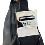 Gucci Black Leather Silhouette Hobo Bag