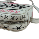 Balenciaga Graffiti Leather Camera Crossbody Bag