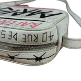 Balenciaga Graffiti Leather Camera Crossbody Bag