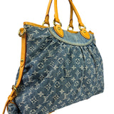 Louis Vuitton Denim/Leather Trim Monogram Neo Cabby Handbag