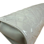 Chanel Vintage Grey Patent Leather Lucky Symbols Icon Pochette 1989