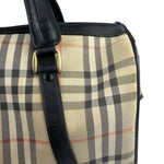 Burberry Vintage Haymarket House Small Boston Bag