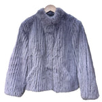 Vintage Moonbat Light Violet Mink Fur Coat