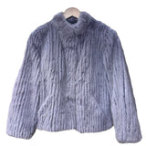 Vintage Moonbat Light Violet Mink Fur Coat