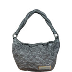 Louis Vuitton Limited Edition Grey Leather Monogram Olympe Nimbus Hobo Bag