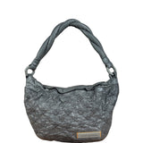 Louis Vuitton Limited Edition Grey Leather Monogram Olympe Nimbus Hobo Bag