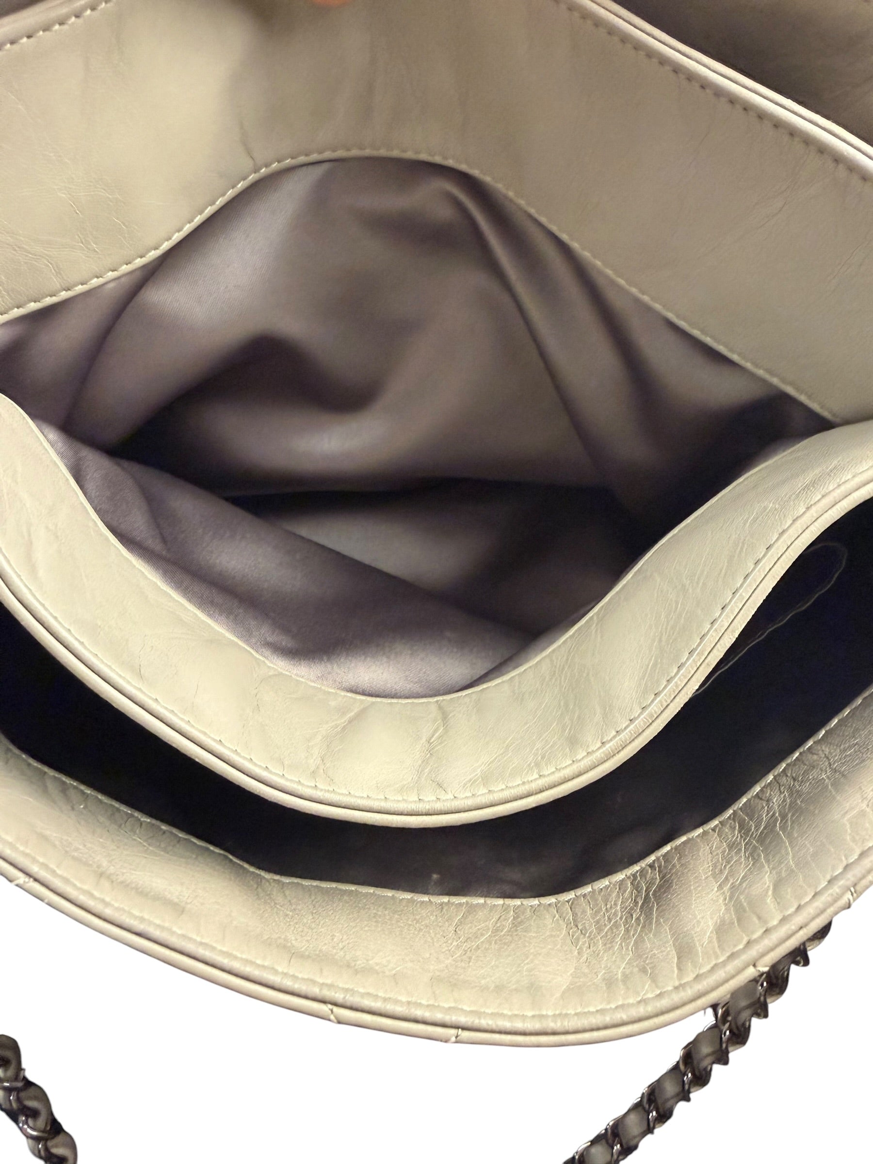 Chanel Grey Reissue Quilted Tote Bag 2013
