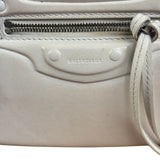 Balenciaga White Leather Neo Classic Le City Two-Way Bag