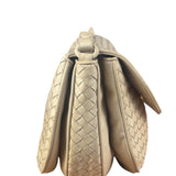 Bottega Veneta Vintage Beige Intrecciato Crossbody