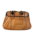 Fendi Vintage Brown/Black Leather B Shoulder Bag