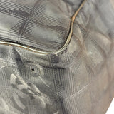 Chanel Vintage Black Travel Line Tote Bag