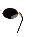 Fendi Gold/Black Oval Sunglasses