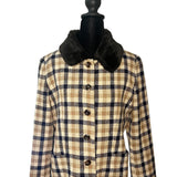 Burberry Check Button Up Jacket