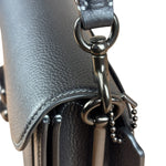 Coach Black Leather Tabby Two-Way Bag
