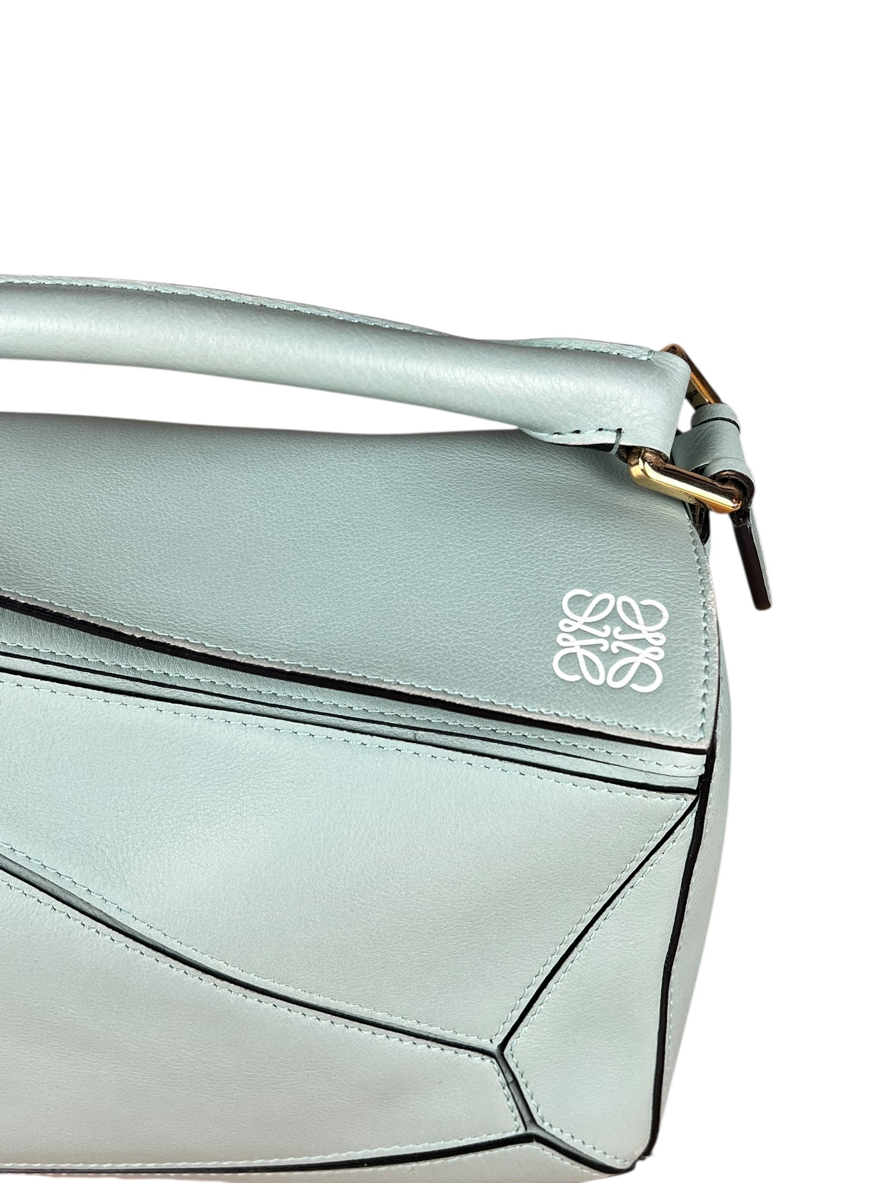 Loewe Green Medium Puzzle Bag