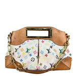 Louis Vuitton White Murakami Judy MM 2Way