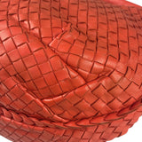 Bottega Veneta Orange Intrecciato Hobo Bag