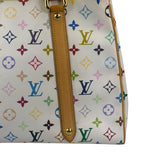 Louis Vuitton White Murakami Aurelia MM Tote Bag