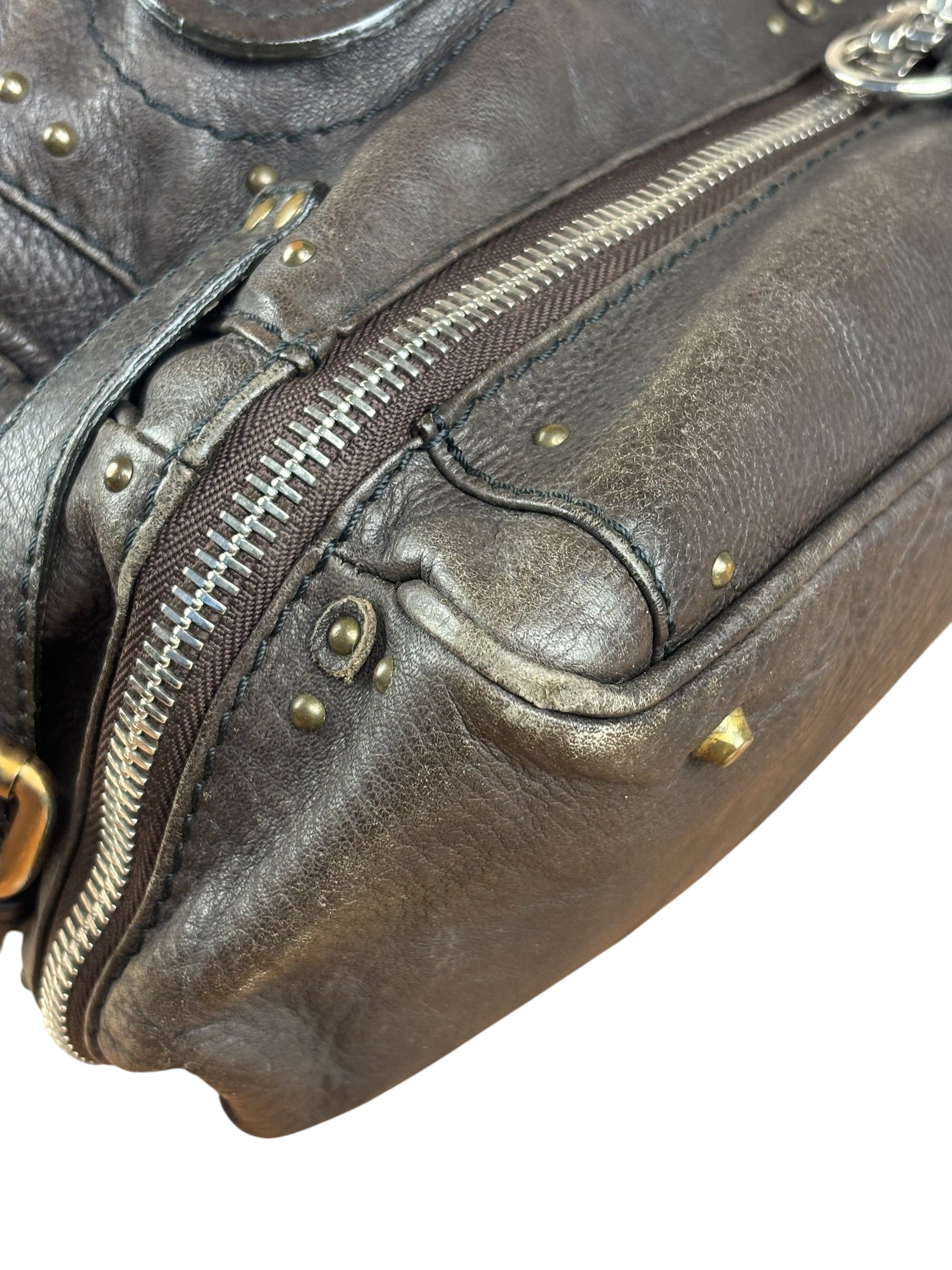 Chloe Brown Leather Paddington Shoulder Bag