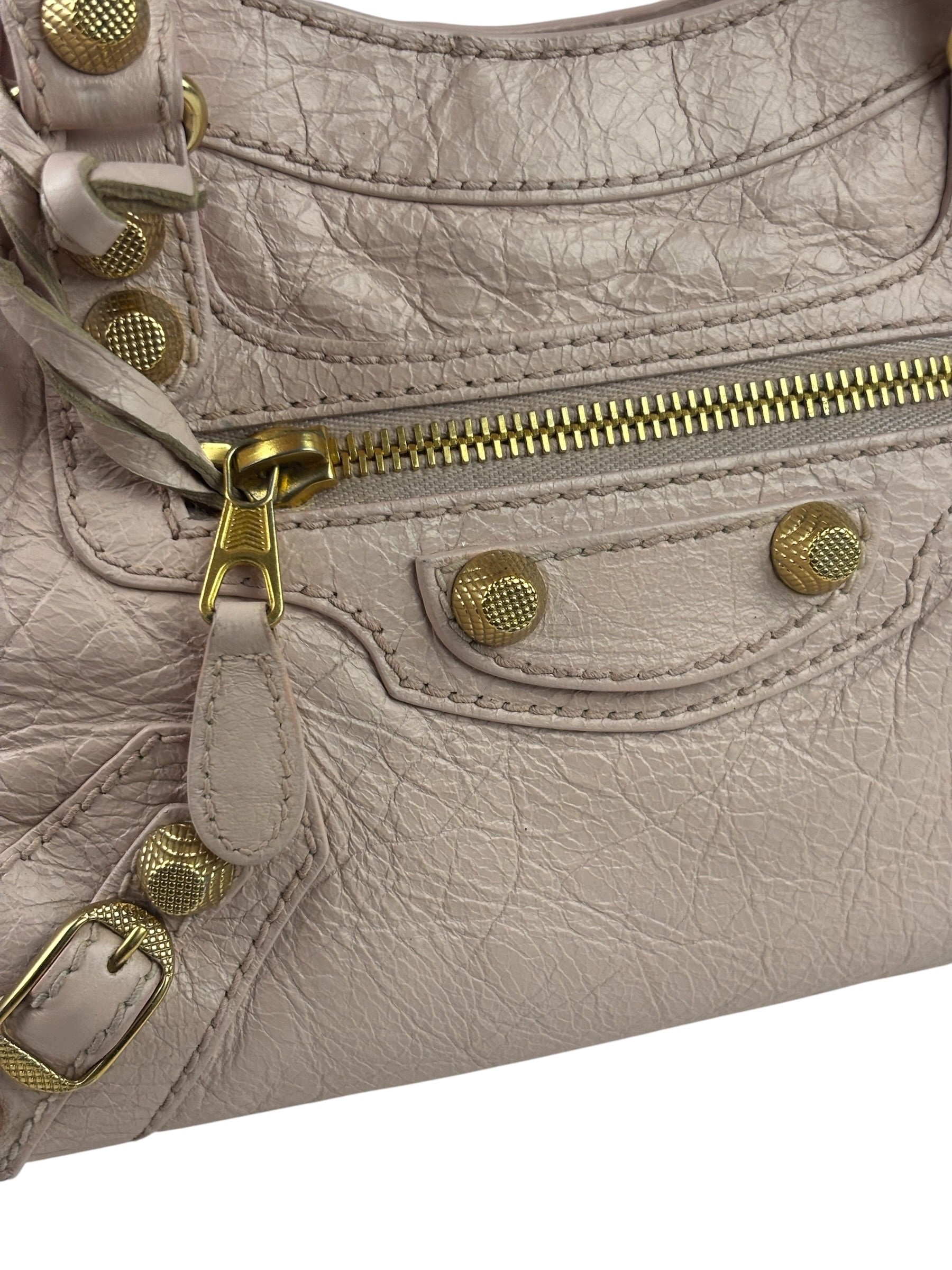 Balenciaga Pink Leather Le City Two-Way Bag