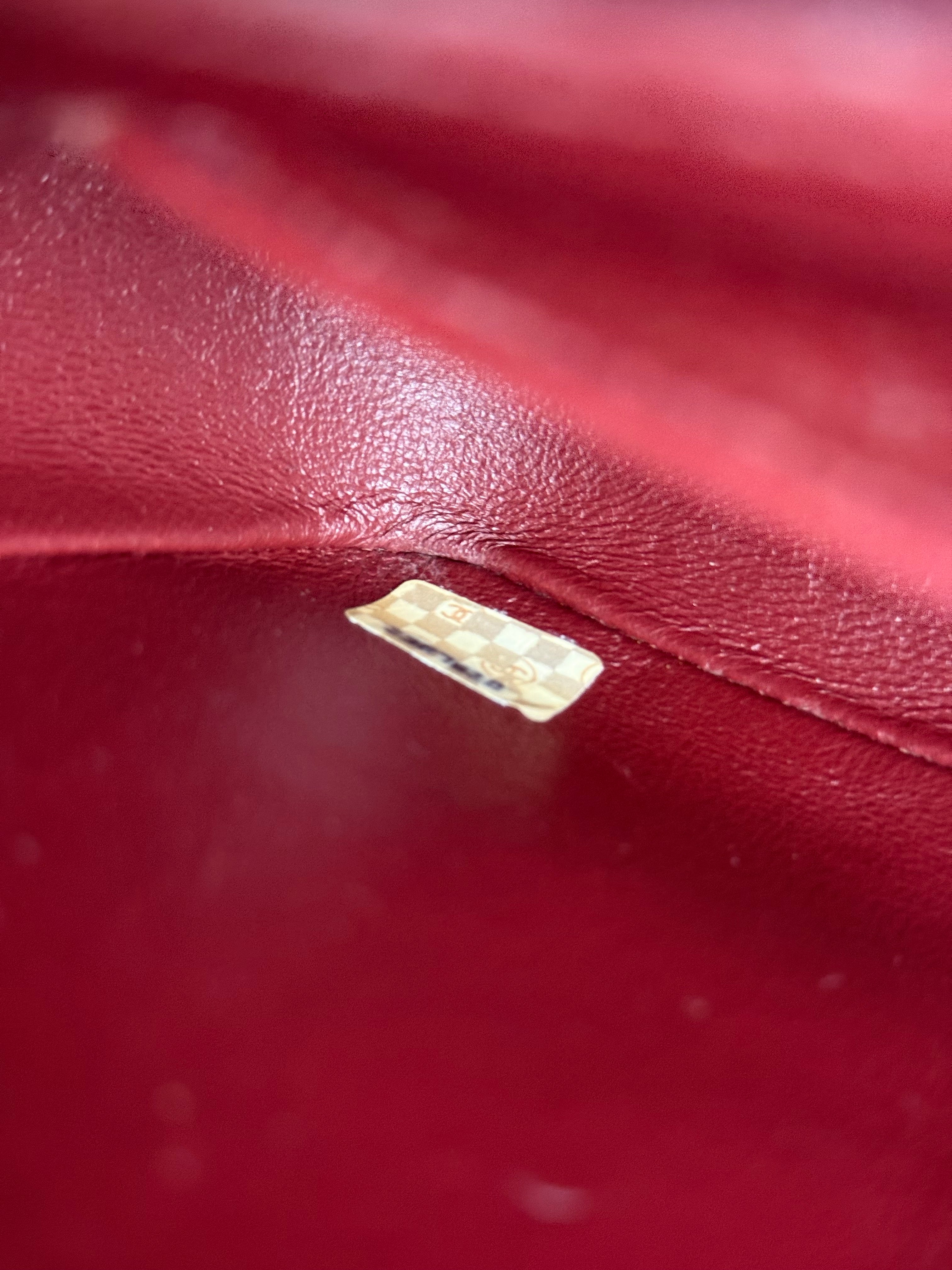 Chanel CC Vertical Quilt Lambskin Flap Bag 2016