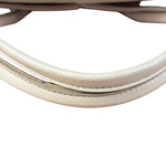 Bottega Veneta Cream Leather Mini Arco Two-Way Bag