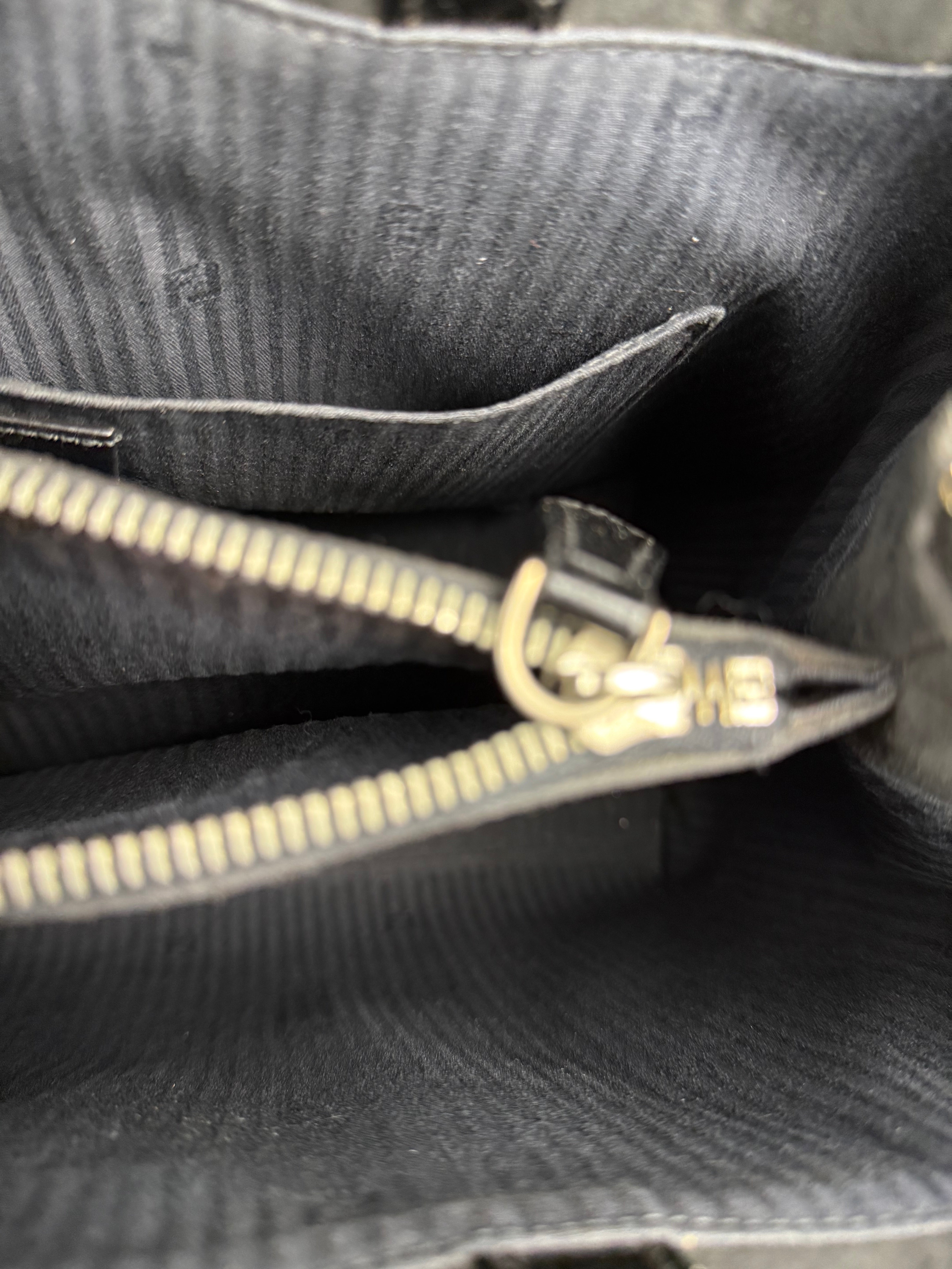 Fendi Black Patent Leather 2Jours Handbag