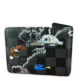 Louis Vuitton Damier Graphite Canvas Slender Map Wallet