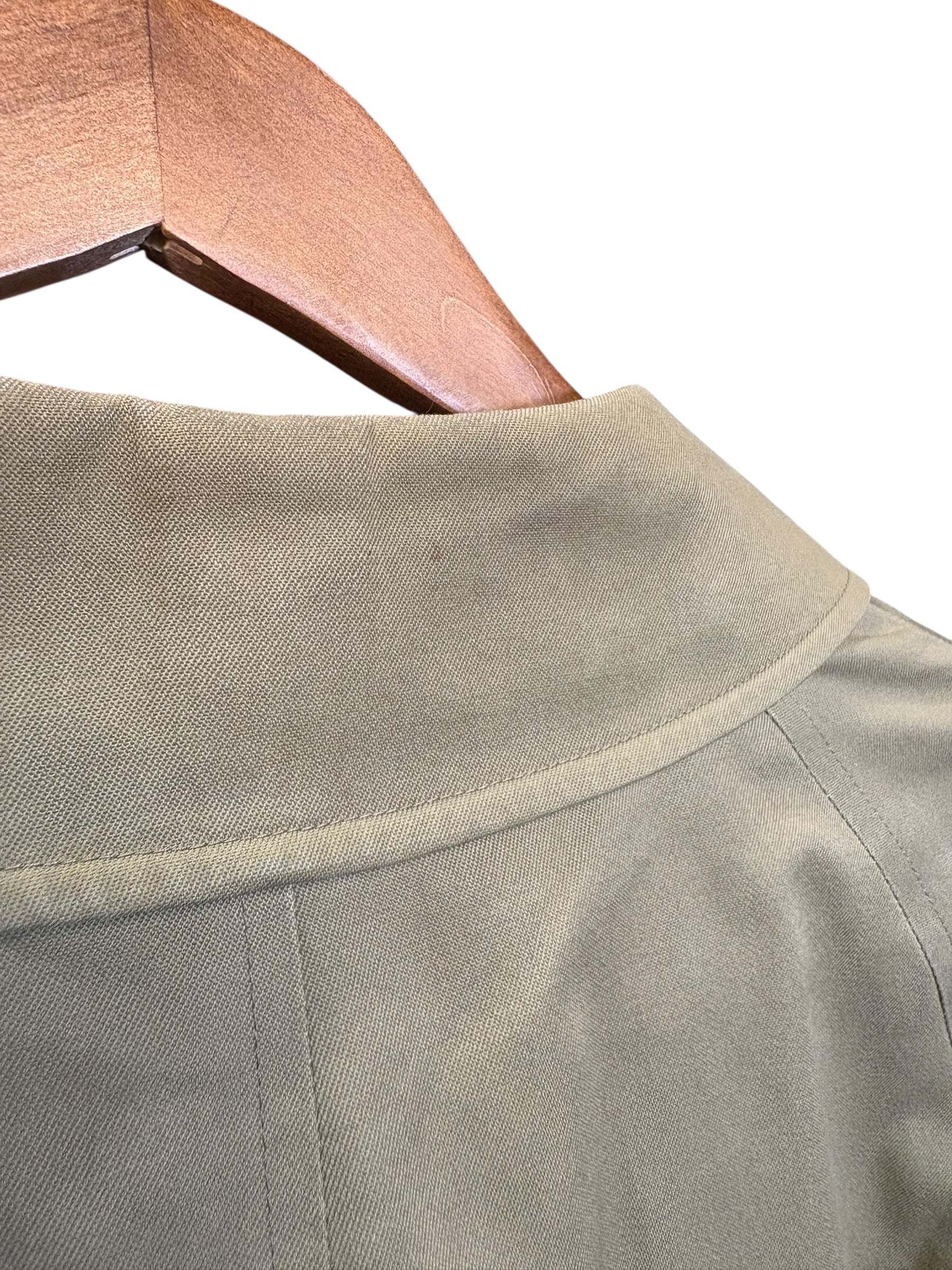 Burberry Vintage Dark Khaki Trench Coat