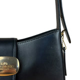 Coach Black Leather Eliza Shoulder Bag