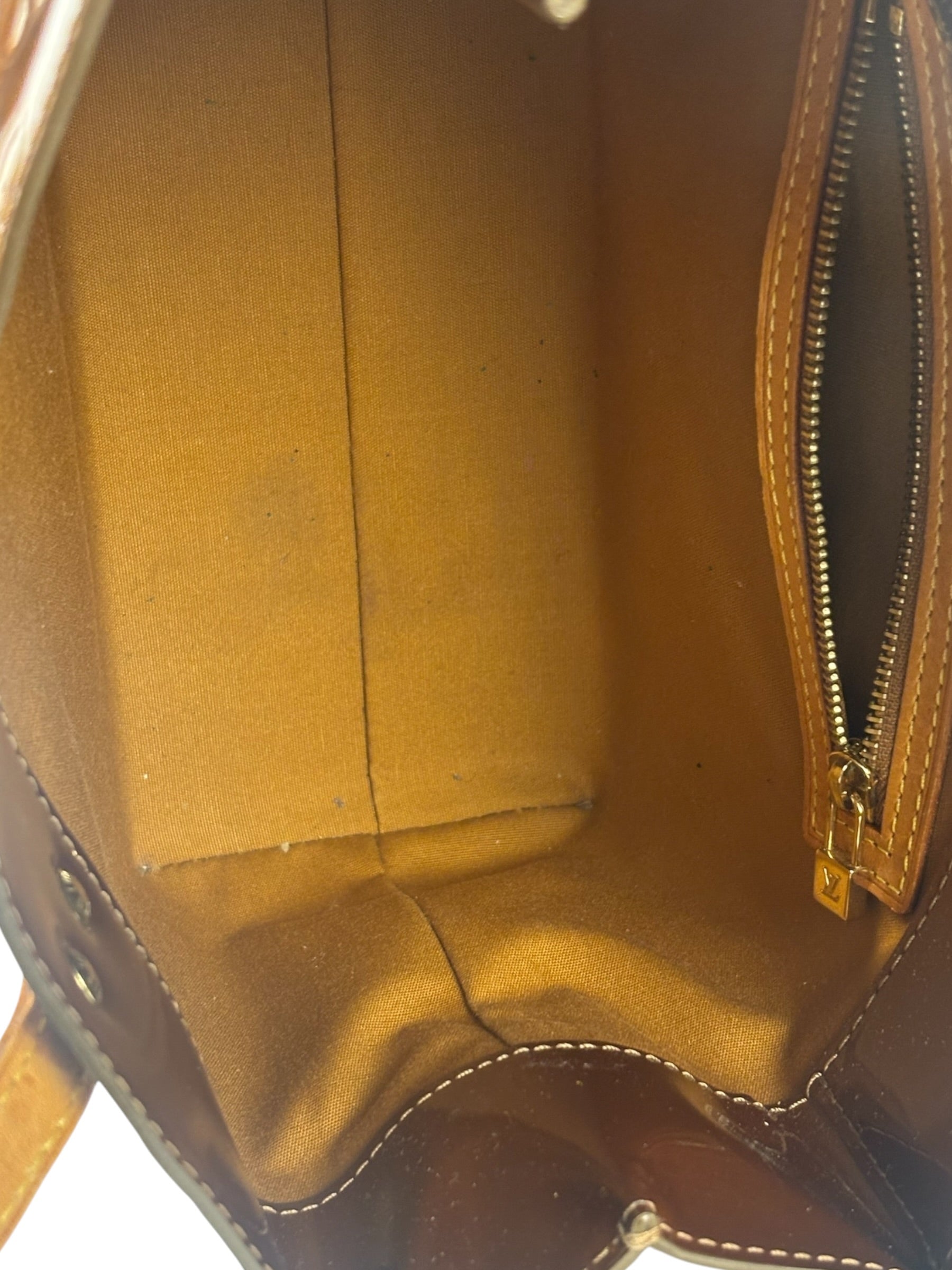 Louis Vuitton Monogram Bronze Vernis Reade PM