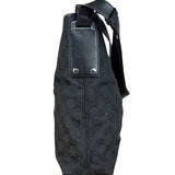 Gucci Vintage Leather Trim GG Canvas Jackie Piston Hobo Bag