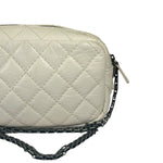 Chanel White Quilted Mini Reissue Camera Bag 2018
