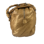 Chanel Gold Quilted Lambskin Lady Braid Flap Bag 2005