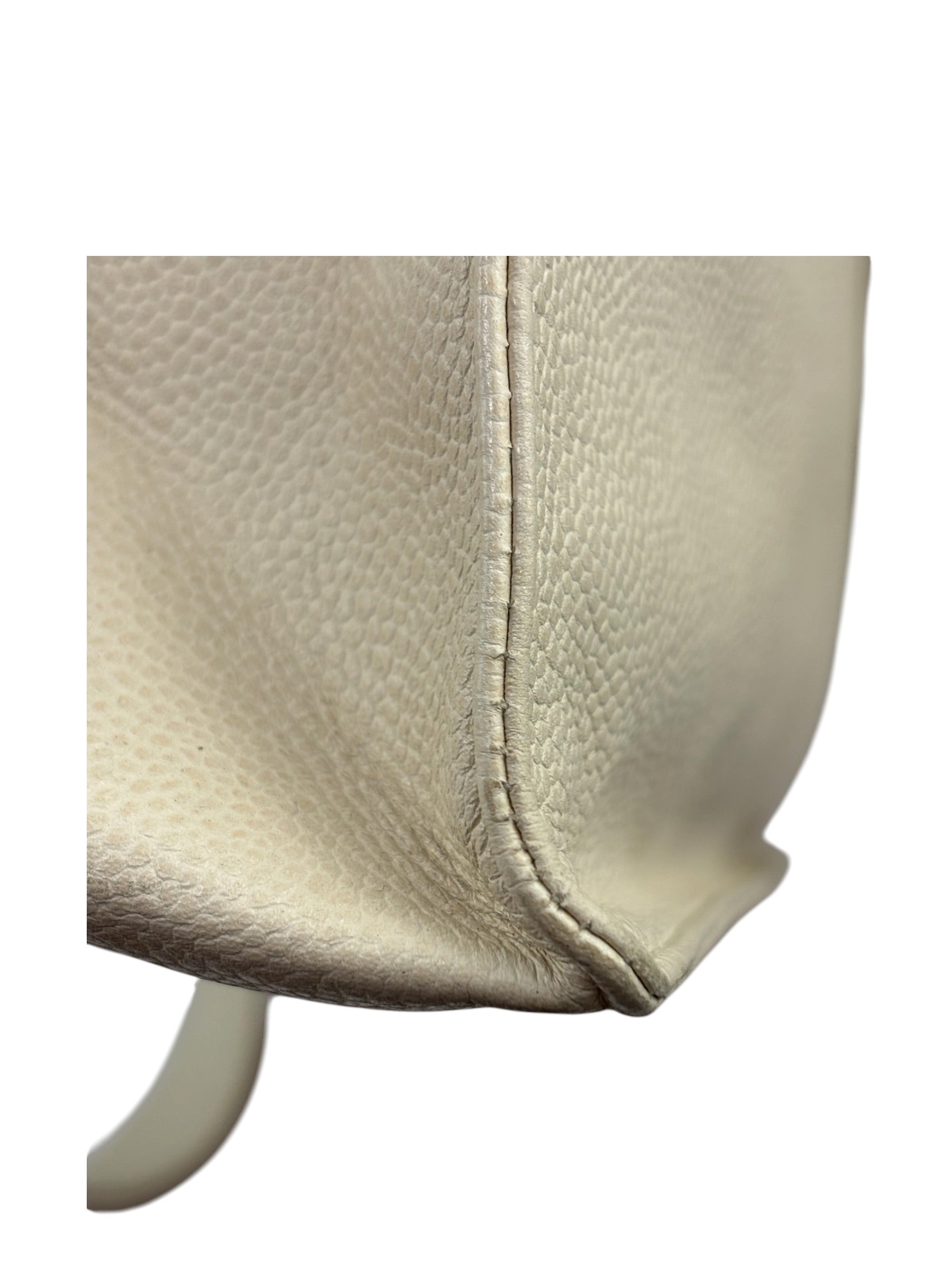 Chanel Vintage Beige Leather Timeless Tote 1996