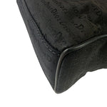 Christian Dior Black Leather Trim Canvas Dior Print Crossbody Bag