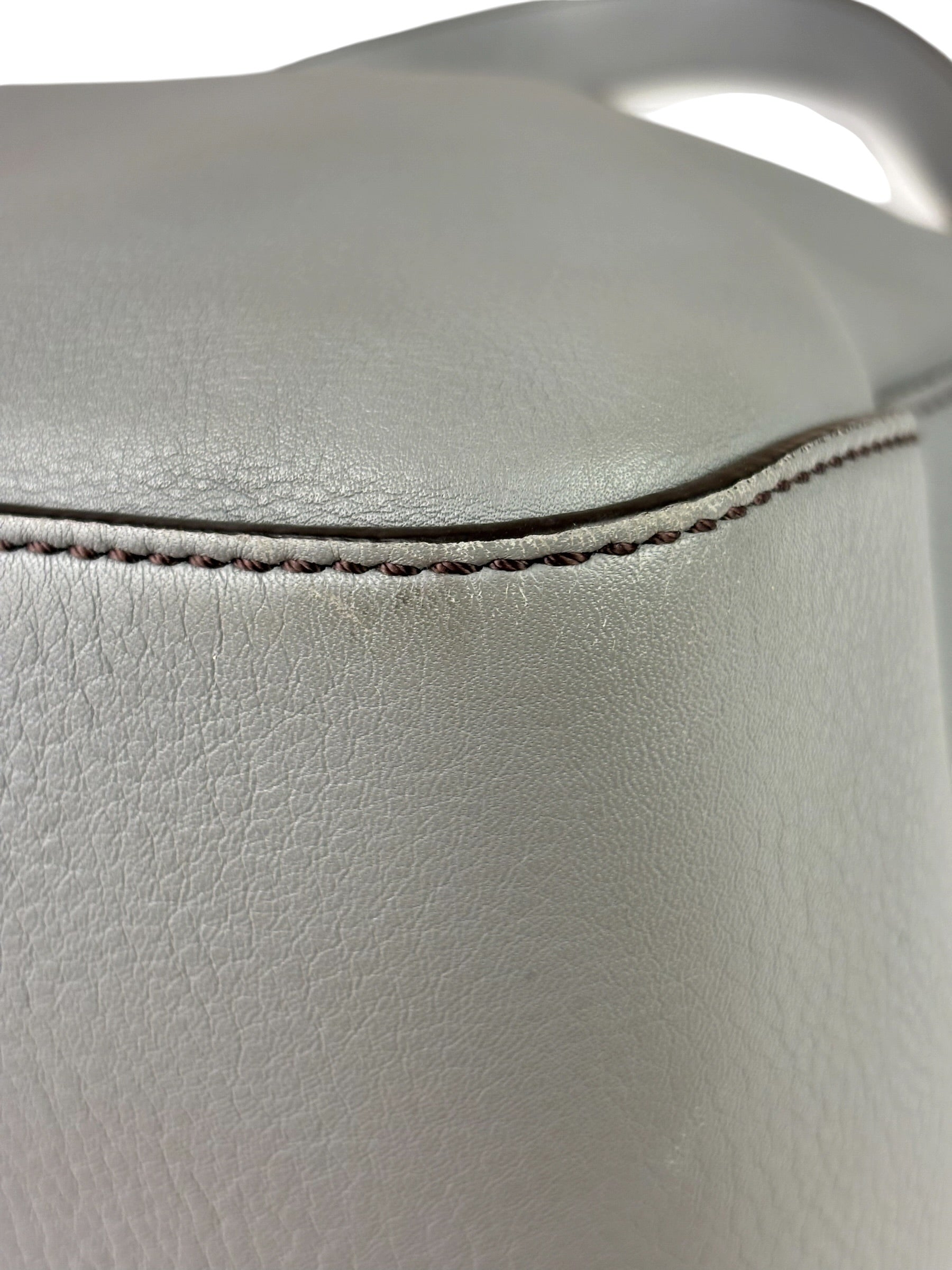 Fendi Grey Leather Flap Bag
