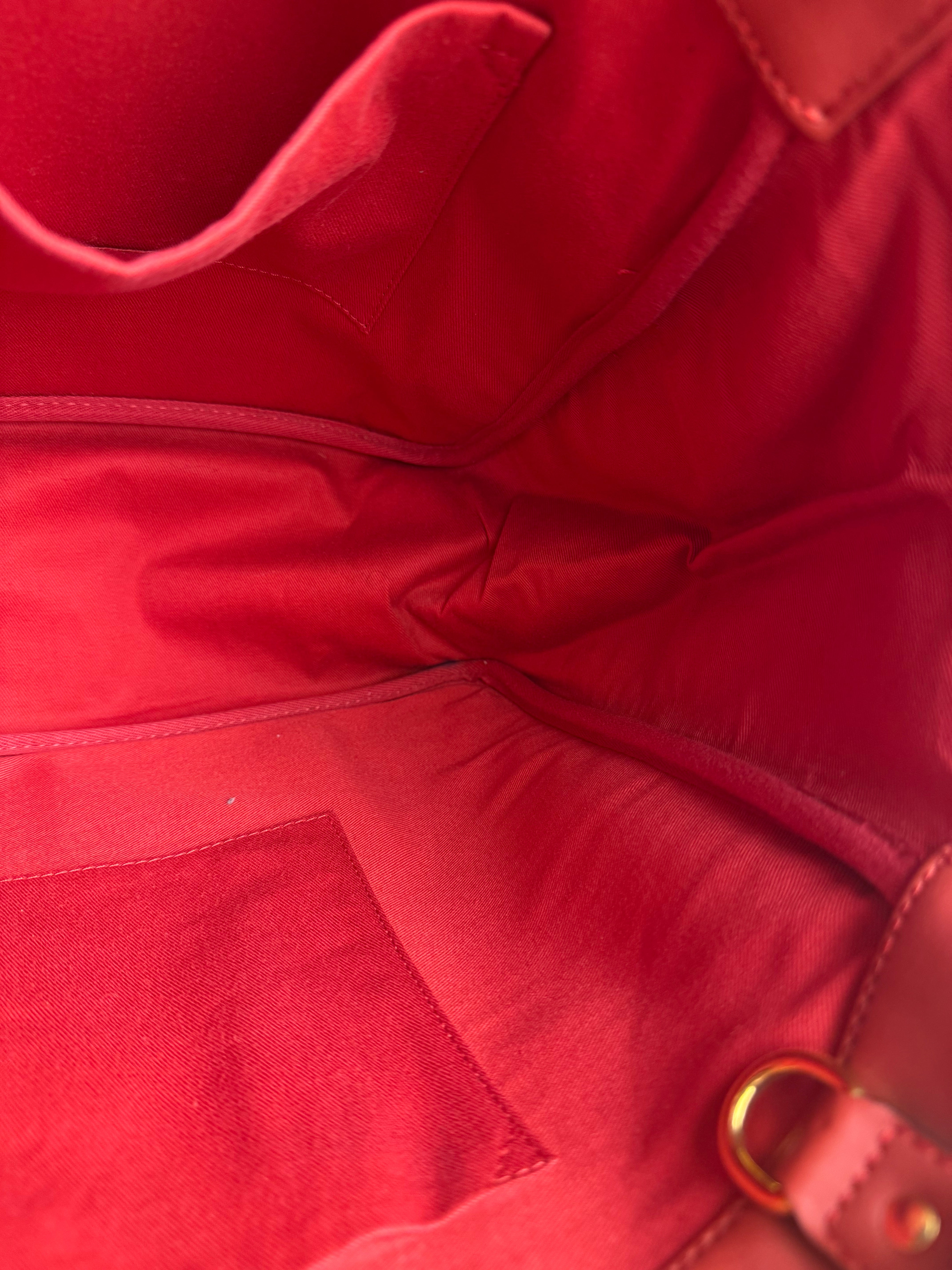 Chloé Eden Leather Cherry Shoulder Tote