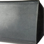 Celine Black Leather/Suede Trapeze Medium Handbag