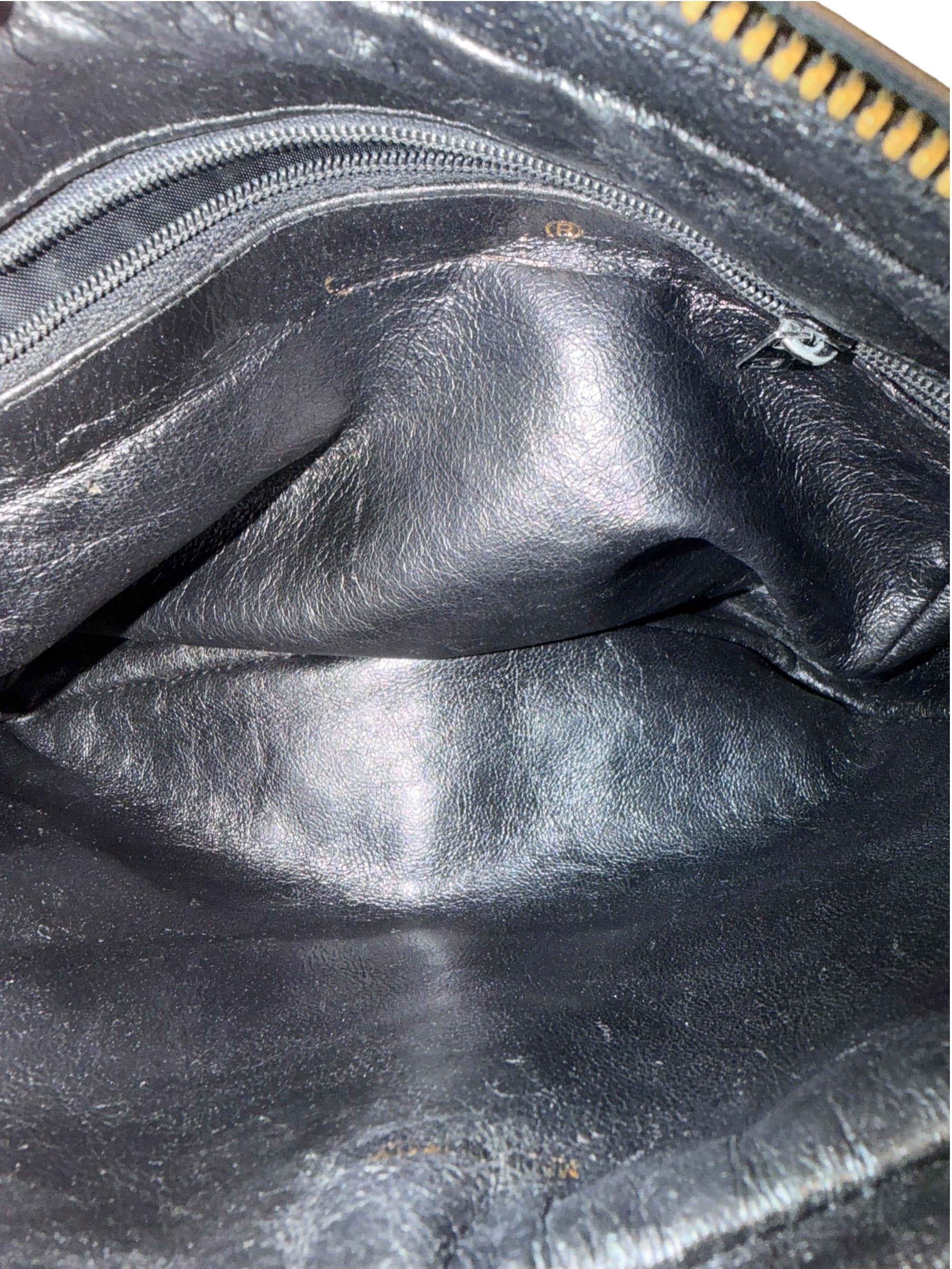 Chanel Vintage Black Quilted Lambskin Camera Bag 1986