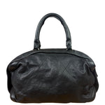 Chanel Black Quilted Leather Wild Stitch Handbag 2005